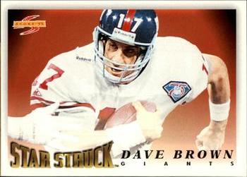 Dave Brown New York Giants 1995 Score NFL #226